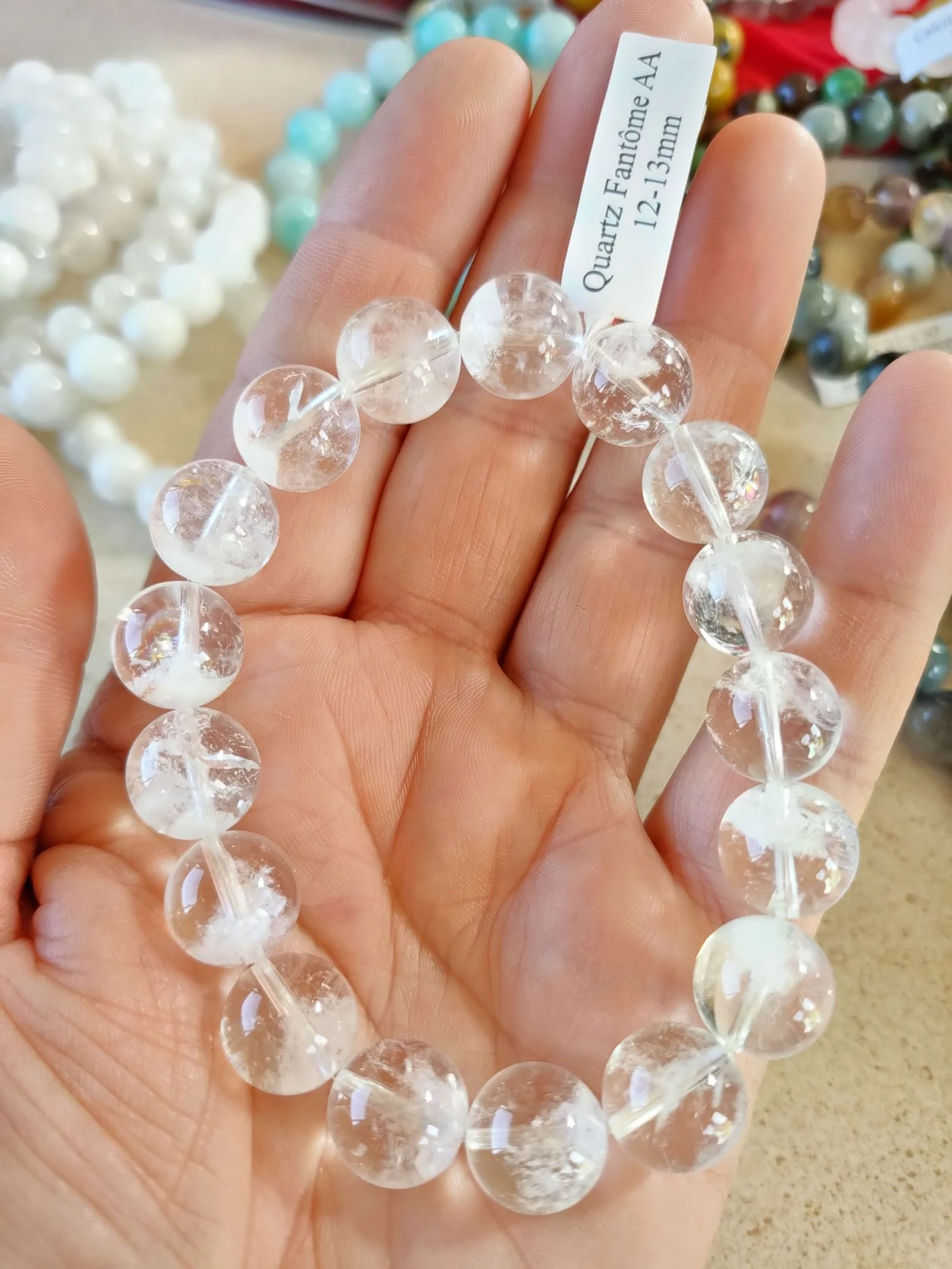 Uma pulseira de quartzo fantasma AA – photo 2